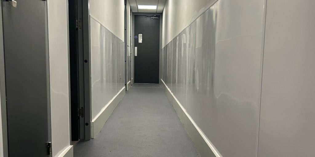 stansted airport train station back office refurb